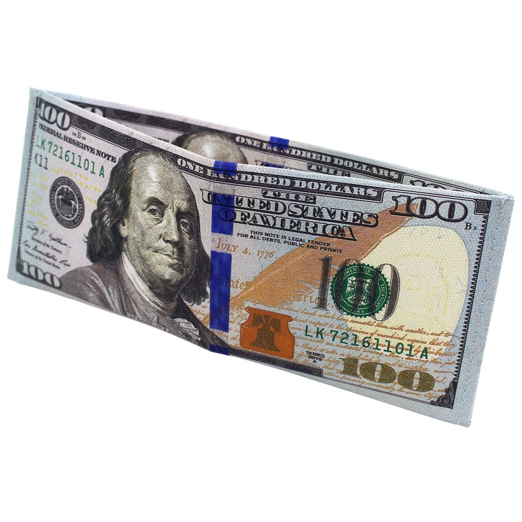 Wallets 100 Dollar Bill Design