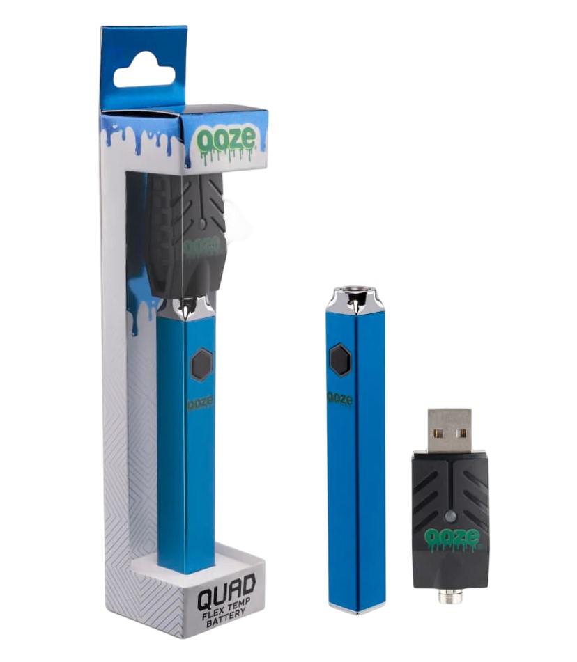 Ooze - Quad - Flex Temp Battery - Sapphire Blue