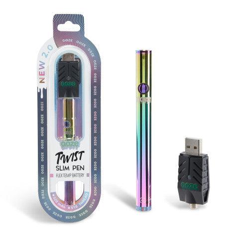 Ooze - Twist Slim Pen 2.0 - 320 mAh Flex Temp Battery - Rainbow