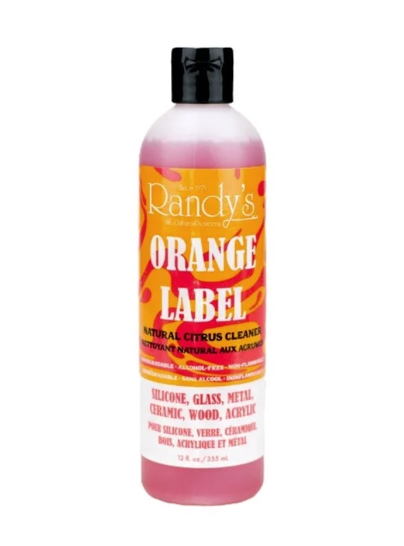 Randy's - Orange Label - Silicone, Glass, Metal, Ceramic, Wood & Acrylic Cleaner