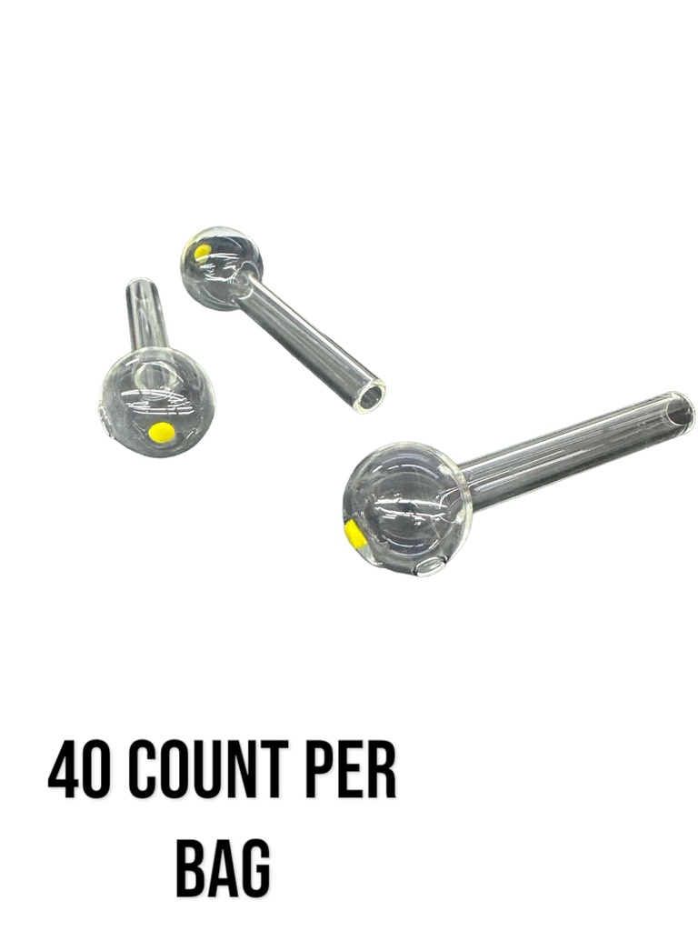 Yellow Dot Pipes - 40 Count