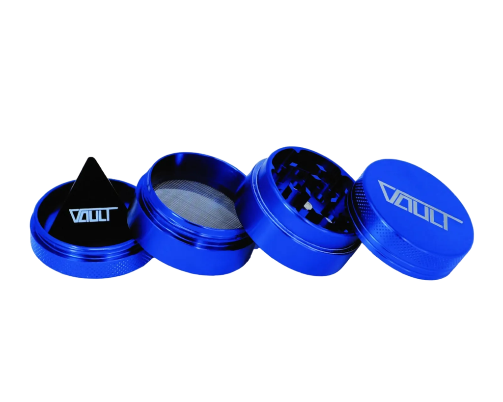 VAULT - 4pc Aluminum Grinder - 40mm - Blue