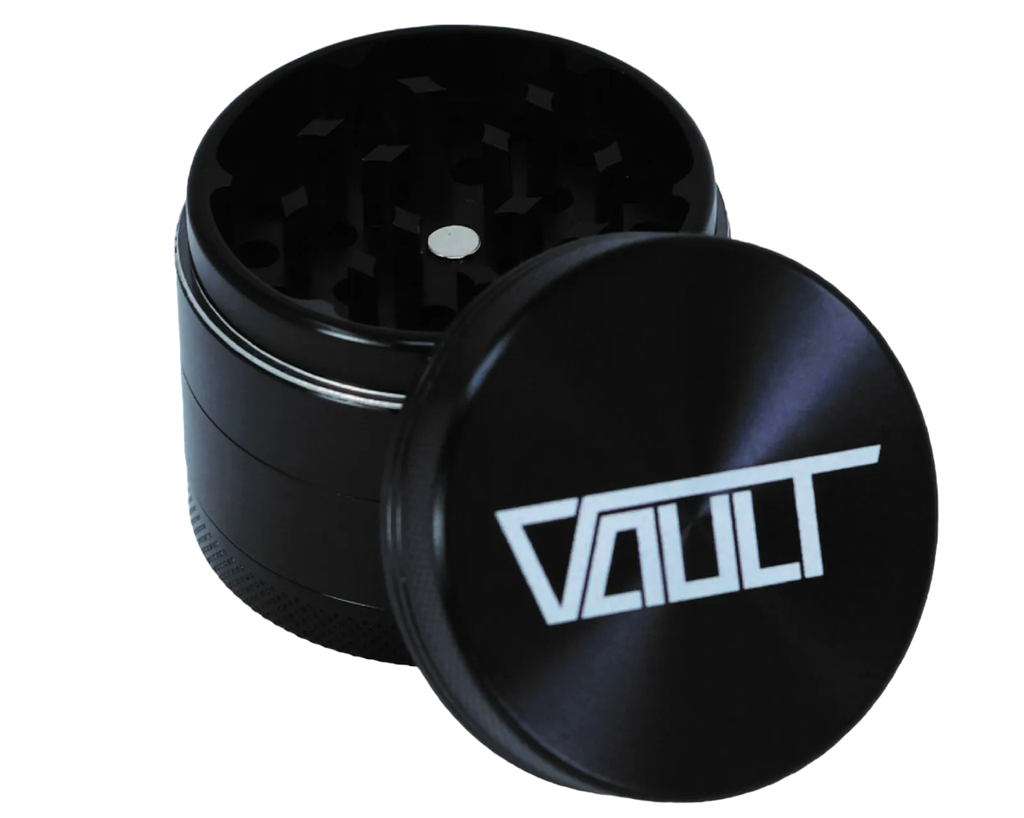 VAULT - 4pc Aluminum Grinder - 50mm - Black