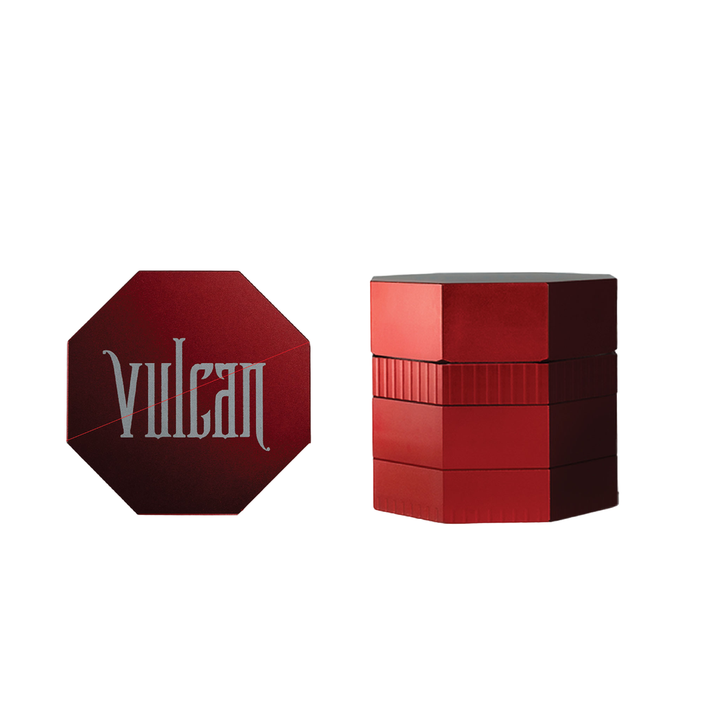 Vulcan Grinder 4pc - 66mm - Red