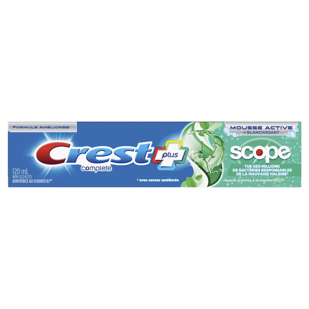 Crest Plus Complete/Scope - Minty Fresh