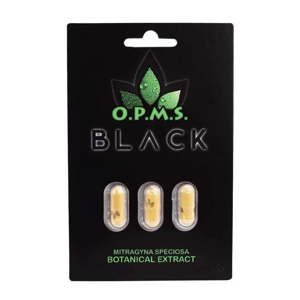 O.P.M.S. - Black - 10 Pack - 3 CT Pills