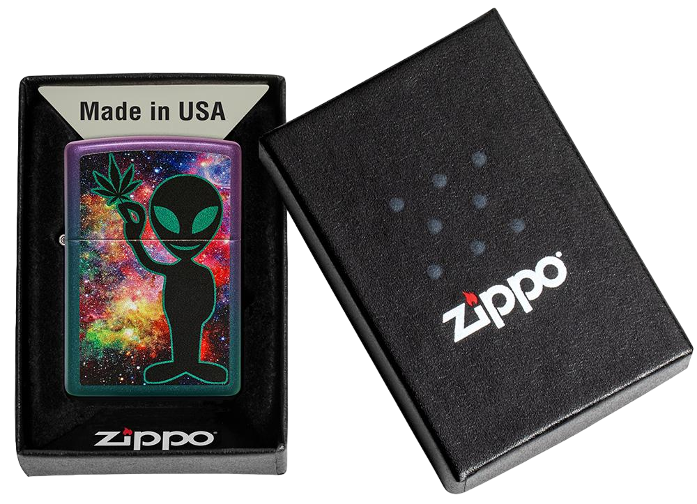 Zippo Lighter - Alien Design