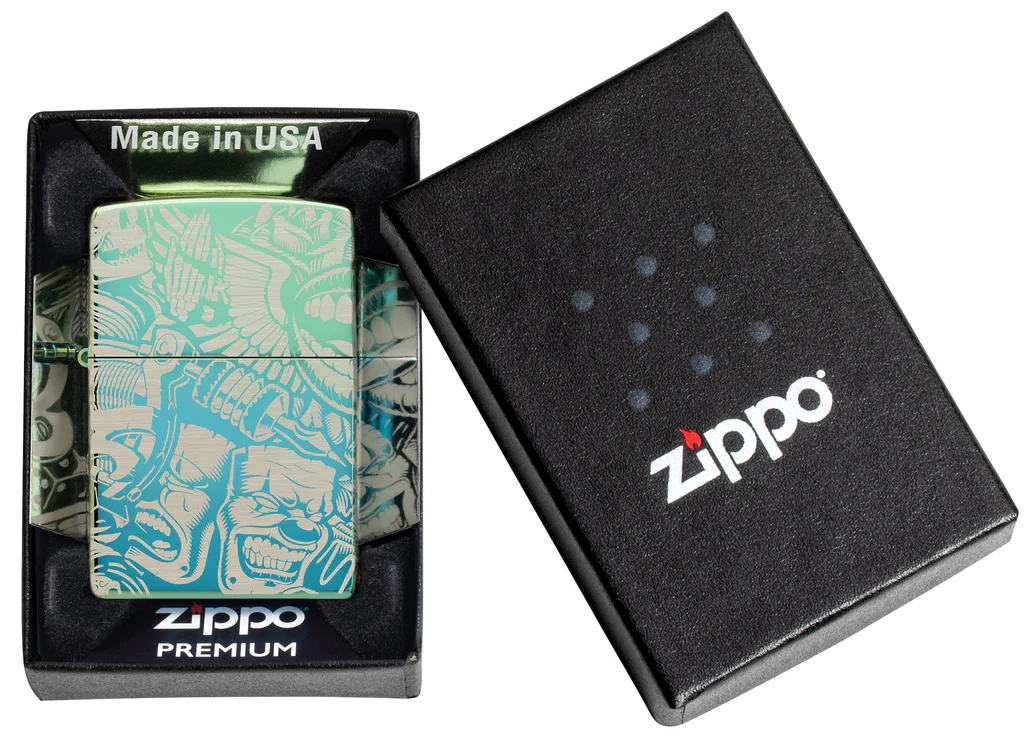 Zippo Lighter - Tattoo Theme Design