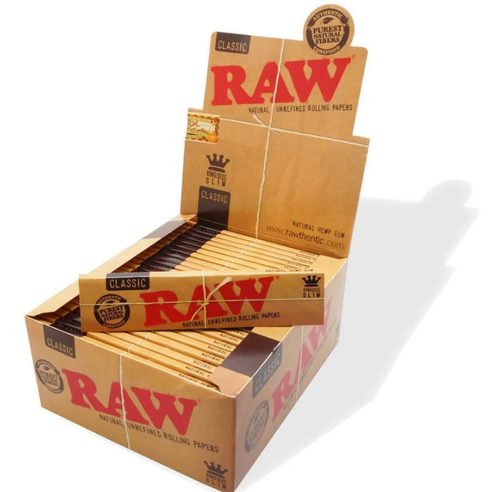 RAW - Natural Rolling Papers - 32 Leaves - 50CT