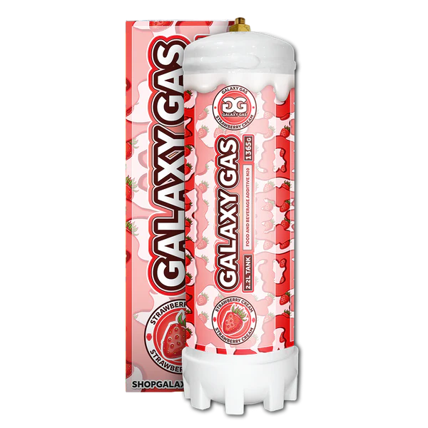 Galaxy Gas - Strawberry Cream Flavor - 2.2L Tank