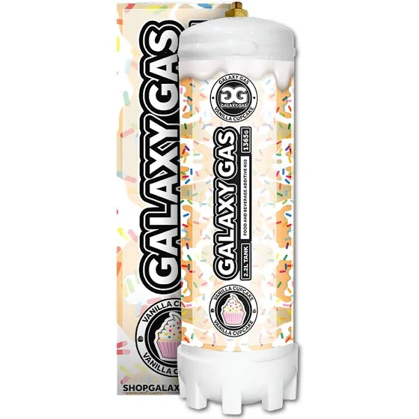 Galaxy Gas - Vanilla Cupcake Flavor - 2.2L Tank