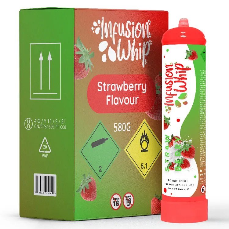 Infusion Whip - Strawberry Flavor - 580g