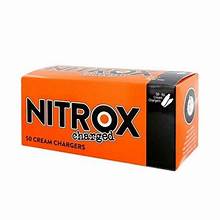 Nitrox Charged - 50 Cream Chargers - 12 Ct Box