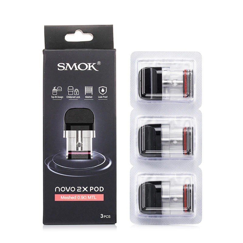 SMOK - Novo 2x Pod - Meshed 0.9Ω MTL 