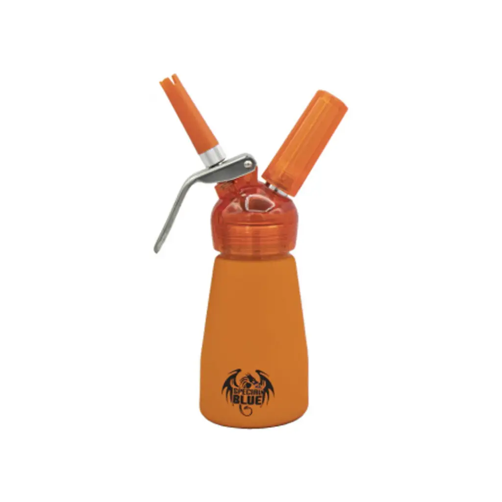 Special Blue - Suede Series - Orange .25 Liter Multi-Purpose Cream Dispenser