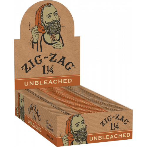 Zig-Zag - Superierure - Ultra Thin/Unbleached Cigarette Papers  - 1¼ Size - 24 Booklets 