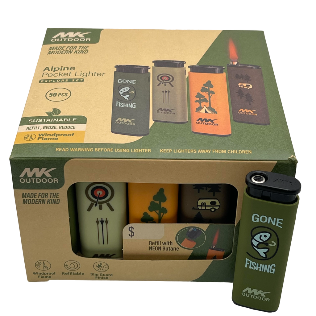 MK - Alpine Pocket Lighter - 50PCS