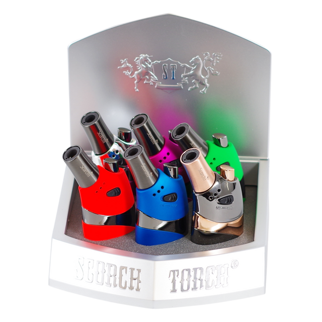 Scorch Torch - Easy Grip - W/Hold Button - 6 CT