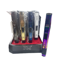 Tesla - Metallic Pen Torch Lighter - Single Flame