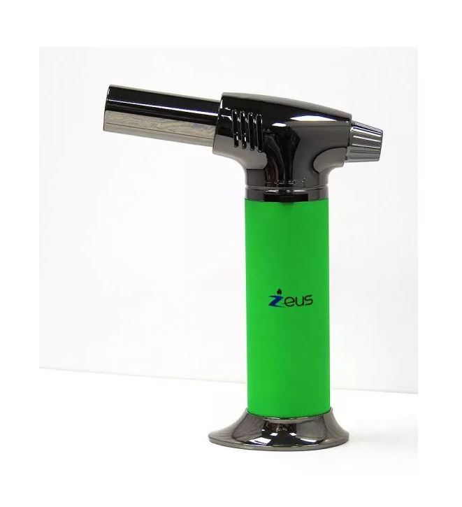 Zeus Mini Jumbo Butane Torch - Green