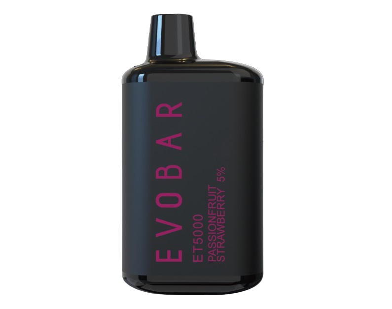 Evo Bar - ET5000 Black - Passionfruit Strawberry - 5%