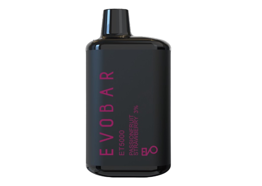 Evo Bar - ET5000 Black - Passionfruit Strawberry - 3%