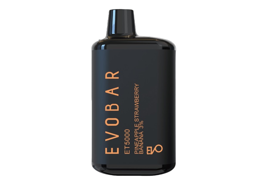 Evo Bar - ET5000 Black - Pineapple Strawberry Banana - 3%