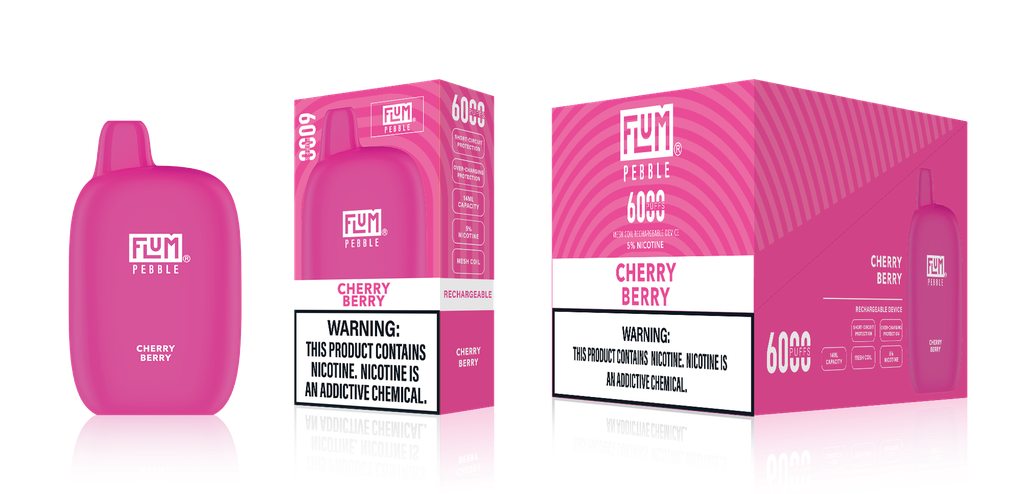 Flum - Pebble - 6000 - Cherry Berry