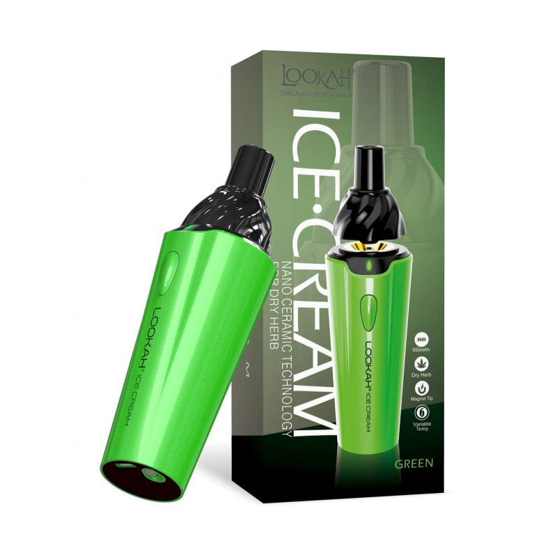 Lookah - Ice•Cream - Dry Herb Vaporizer - Green