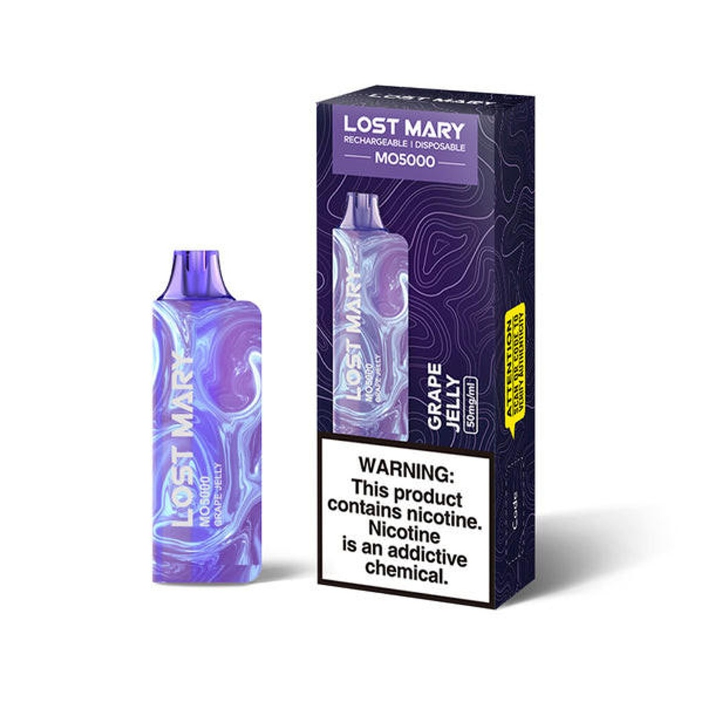 Lost Mary - MO5000 - Grape Cloudd