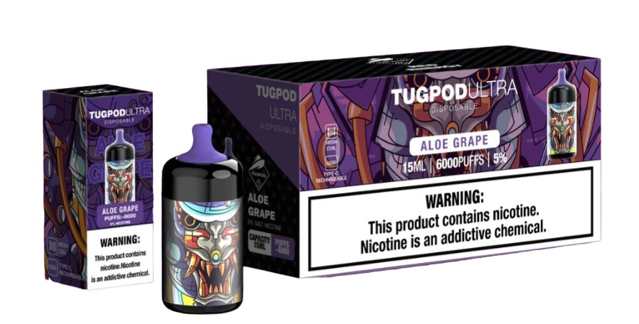 Tugpod Ultra - Aloe Grape - 6000 Puffs