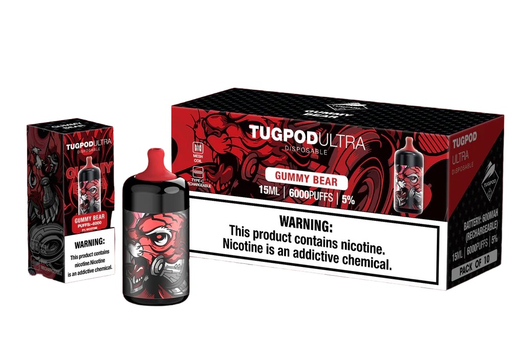 Tugpod Ultra - Gummy Bear - 6000 Puffs