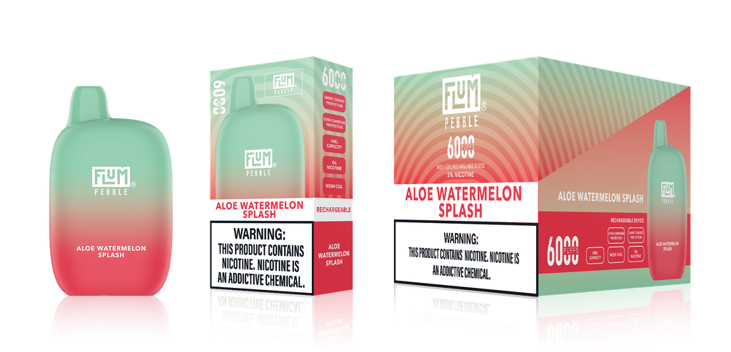 Flum - Pebble - 6000 - Aloe Watermelon Splash