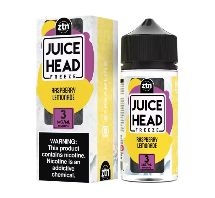 Juice Head - Freeze - Raspberry Lemonade - 3mg/100ml