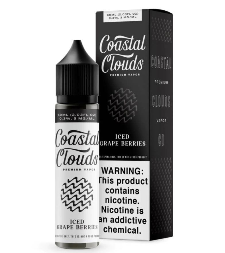 Coastal Clouds - Iced Grape Berries - 60ml/6mg