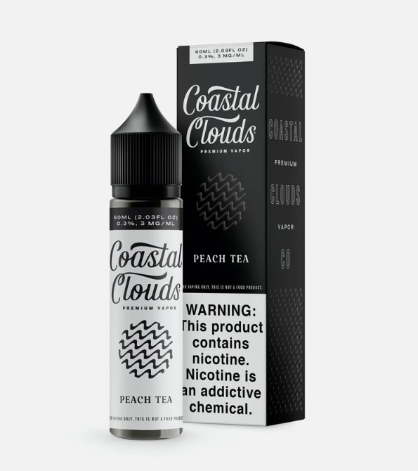 Coastal Clouds - Peach Tea - 60ml/0mg