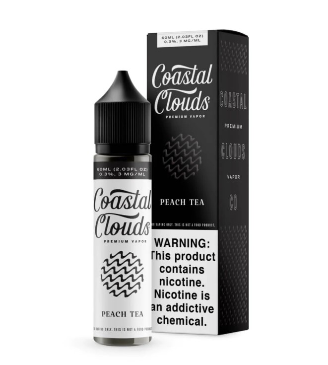 Coastal Clouds - Peach Tea - 60ml/3mg