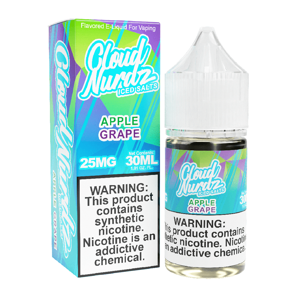 Cloud Nurdz - Iced Salts - Iced Apple Grape - 50mg/30ml