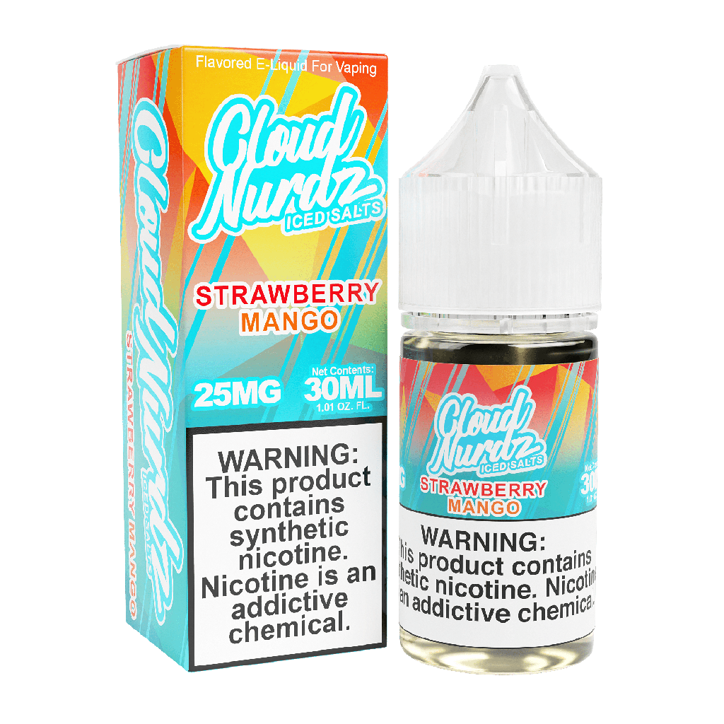 Cloud Nurdz - Iced Salts - Iced Strawberry Mango - 50mg/30ml