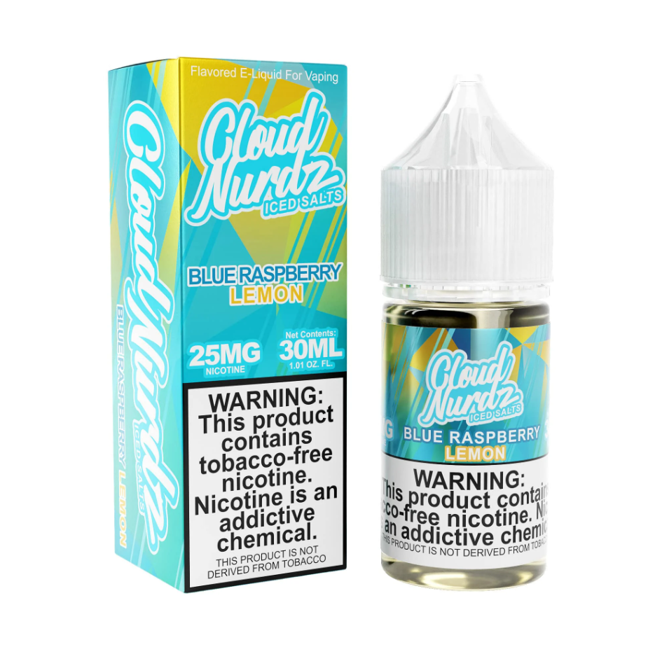 Cloud Nurdz - Iced Salts - Iced Blue Raspberry Lemon - 50mg/30ml