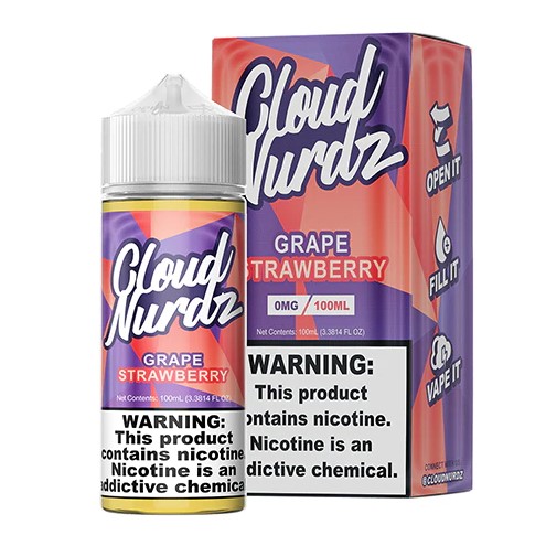 Cloud Nurdz - Strawberry Grape - 0mg/100ml