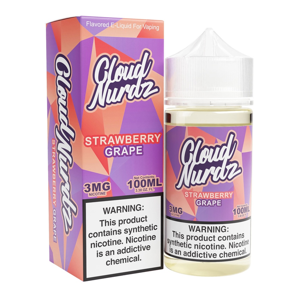 Cloud Nurdz - Strawberry Grape - 3mg/100ml