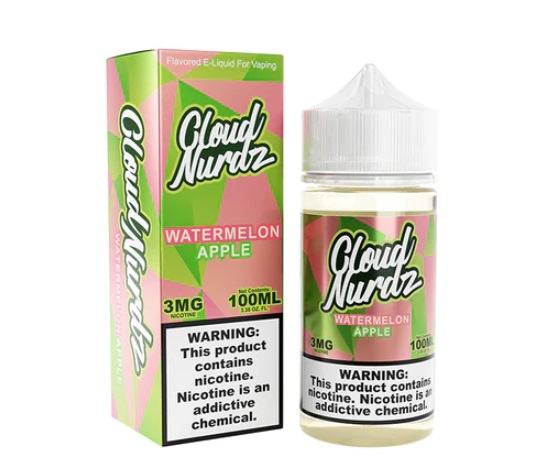 Cloud Nurdz - Apple Watermelon - 3mg/100ml