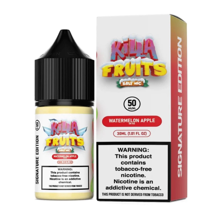 Killa Fruits - Salt - Signature Edition - Watermelon Apple on Ice - 50mg/30ml