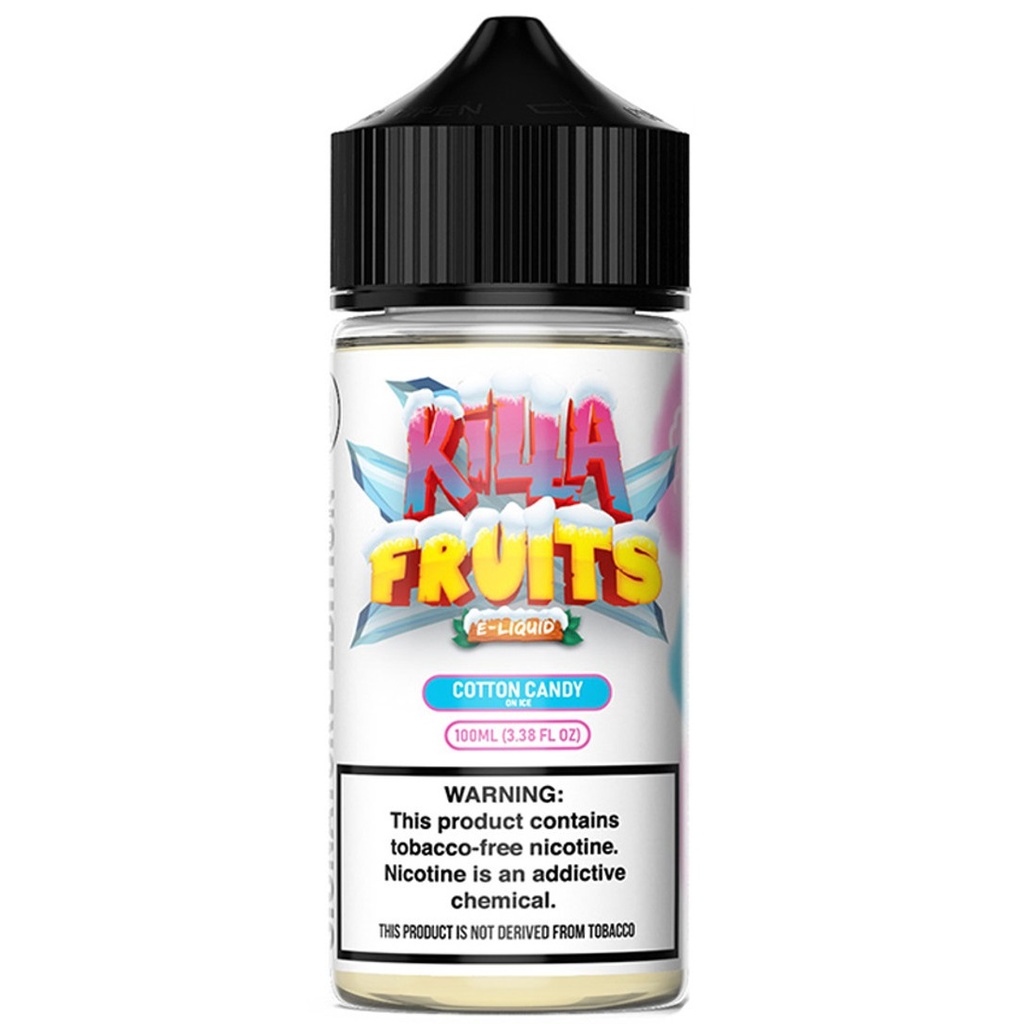 Killa Fruits - E-Liquid - Signature Edition - Cotton Candy on Ice - 0mg/100ml