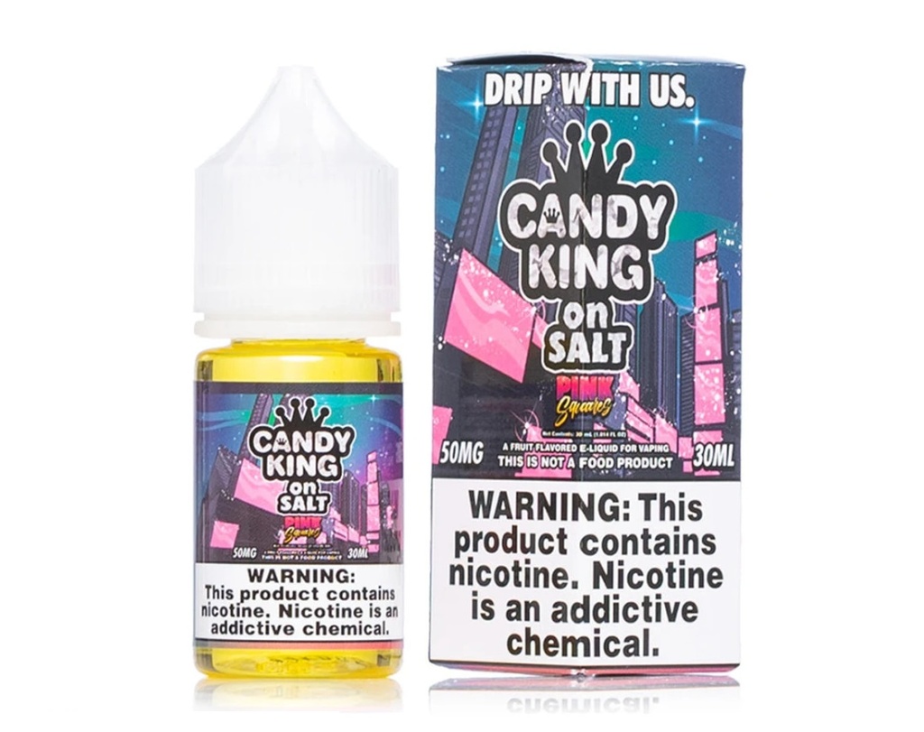 Candy King on Salt - Pink Squares - 50mg/30ml