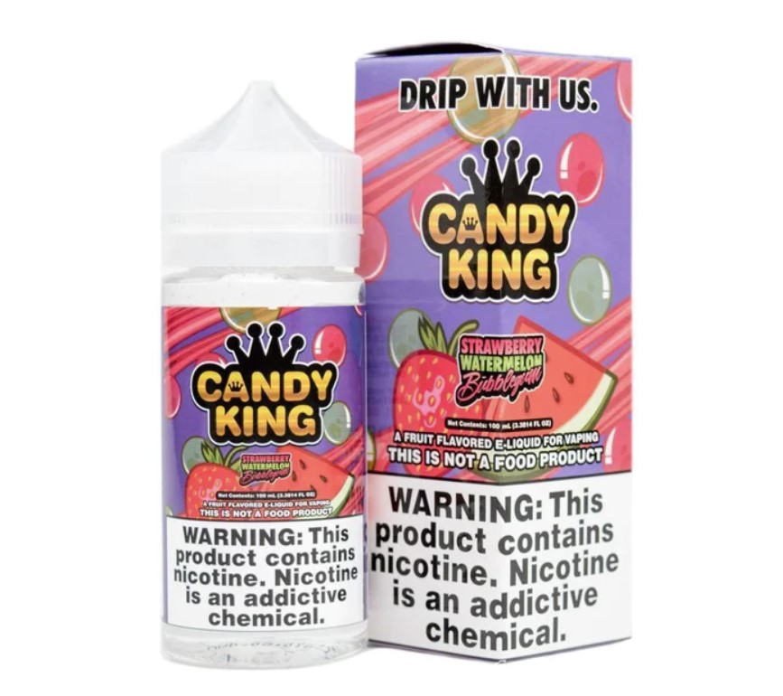 Candy King - E-Liquid - Strawberry Watermelon Bubblegum - 3mg/100ml