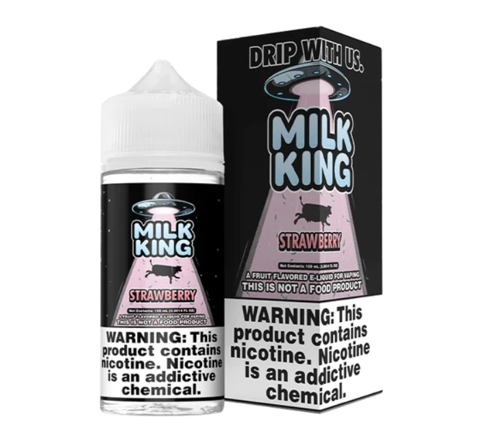 Candy King (Milk King) - E-Liqid - Strawberry Rolls - 0mg/100ml