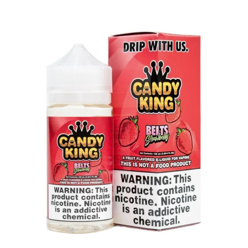 Candy King - E-Liquid - Belts Strawberry - 6mg/100ml