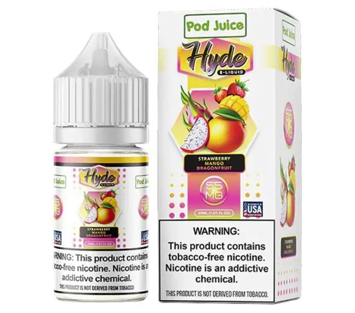 Pod Juice x Hyde - Strawberry Mango Dragonfruit - 55mg/30ml